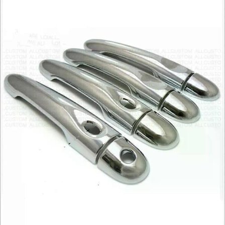 FUNDUOO Til Renault Samsung QM3 Captur 2014-2020 med Smart Entry Knapper Nyt Krom Dørhåndtag Dæk Trim Sticker