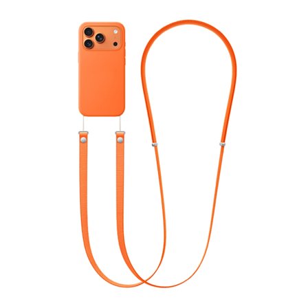 Detachable Magnetic Crossbody Neck Strap for Phone Lanyard - Orange