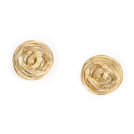 Chanel Vintage - Vintage Smycken - Gul - Dam - Storlek: One Size, Dam, Storlek: ONE SIZE