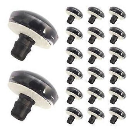 20 kpl Virkattujen pehmolelujen silmät Tukevat Helppo käyttää Projektitarvikkeet 20 mm