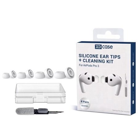 Ørepuder og rengøringsværktøj til AirPods Pro 3 - Hvid