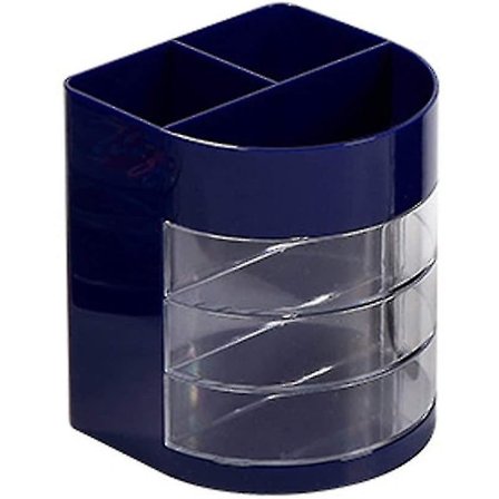 Multifunktionell Plast Skrivbordsorganisatör Med 3 Flyttbara Lådor, För Kontor, Hem, Skola