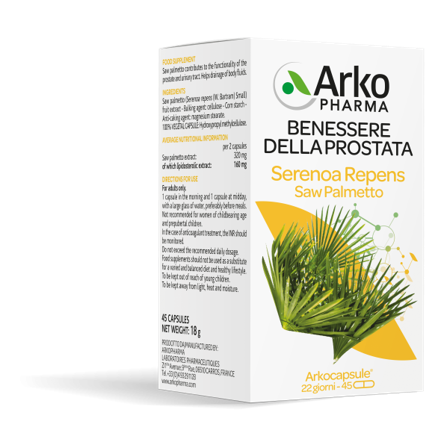 Arkopharma Serenoa Repens 45 Capsule