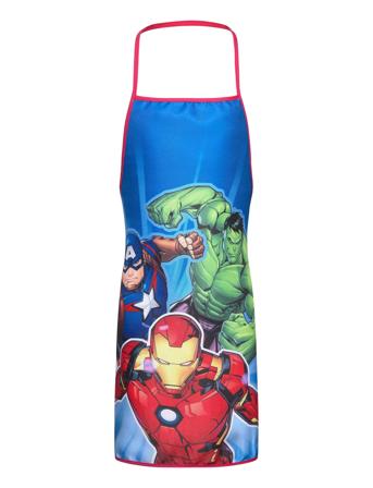 Kids Apron + Hat - Avengers 002 Home Meal Time Baking & Cooking Aprons Multi/patterned BrandMac
