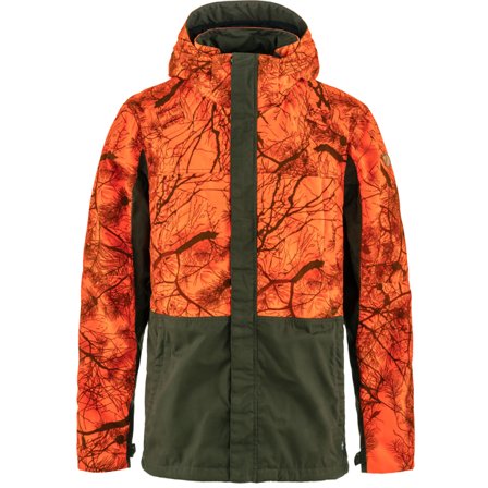 Fjällräven Drev Hybrid Takki XXL - Miehet - Deep Forest-Orange Multi Camo - Metsästystakit