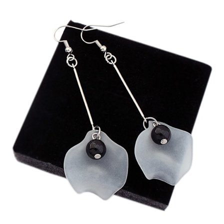 Imitation pärla blad örhängen koppar