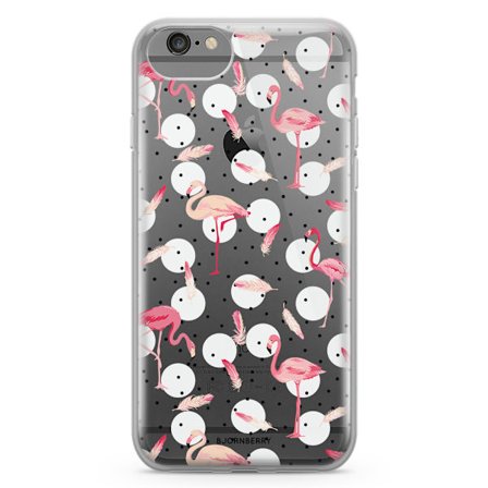 Bjornberry Skal Hybrid iPhone 6/6s - Flamingos