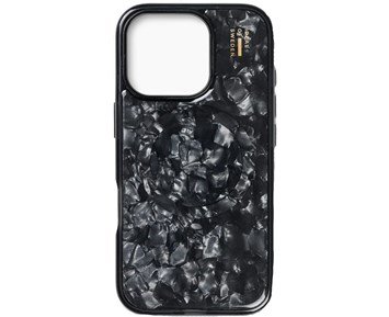IDEAL OF SWEDEN Pearlised Case MagSafe iPhone 16 Pro Black - Fyndvara - Pärlemorskal med MagSafe till iPhone 16 Pro