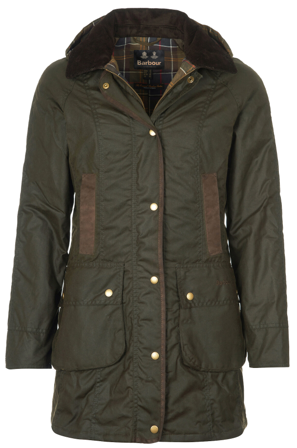 Barbour W's Bower Wax Jacket Olive