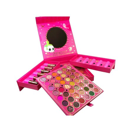 Halloween Smink Makeup Set Ögonskugga Läppstift och Läppglans