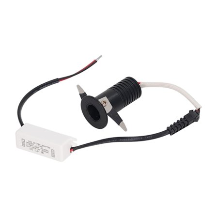 3W LED Innfelt Spotlight Mini Under Cabinet Light Downlight med Driver for Kjøkkenskap Tak AC85-265V 4000K Naturlig Lys