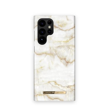 Printed Case Galaxy S22 Ultra Golden Pearl Marble