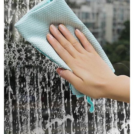 Sæt med 6 magiske mikrofiberklude, støvrengøringsklude, servietter til