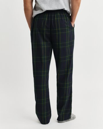 GANT Herren Flanell-Pyjamahose mit Karomuster (XXL) Grün