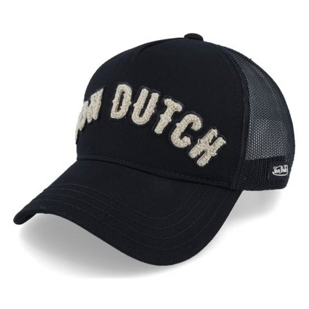 Von Dutch - Svart trucker Keps - Buckl Black Trucker @ Hatstore