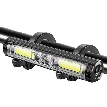 Maastopyöräilyn yövalot USB-virtapankki Alumiiniseos Vaakasuorat polkupyörän ajovalot