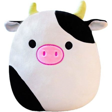 Et sæt ko plys puder, 13,7 tommer sød blød ko fyldt