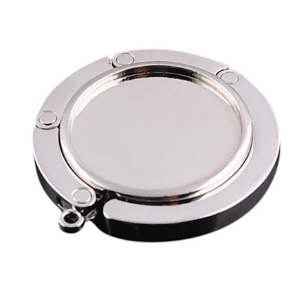 1 st högkvalitativ Blank DIY hopfällbar handväska Handväska Krokhänga