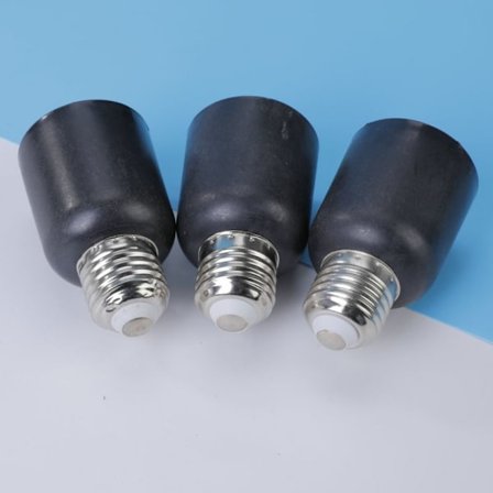 E27 Til E40 Sokkel Lyspære Sokkeladapter SORT