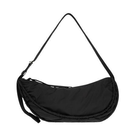 Dries Van Noten, Shoulder bag with logo patch Zwart, Dames, Maat:ONE Size
