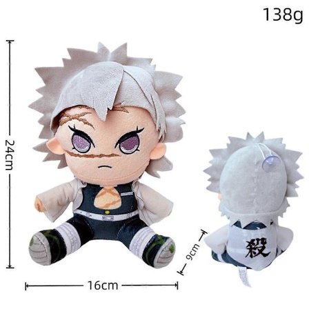 Anime-tuotteet: Demon Slayer -pehmolelut, Tanjiro, Nezuko, Zenitsu suuret Demon Slayer -nuket [D]