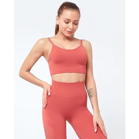 Röd Seamless Sport BH Topp