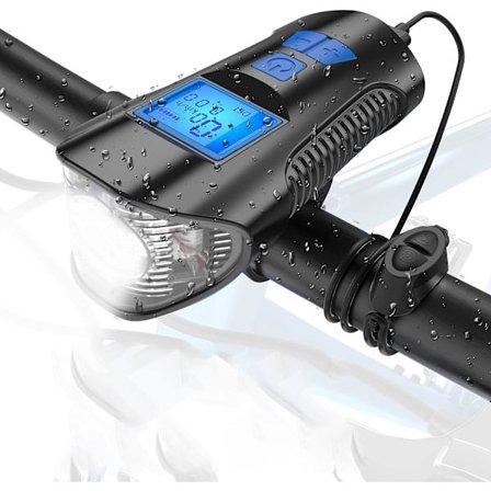 LED-polkupyörän valo, 3-in-1-polkupyörän valo tietokoneen näytöllä