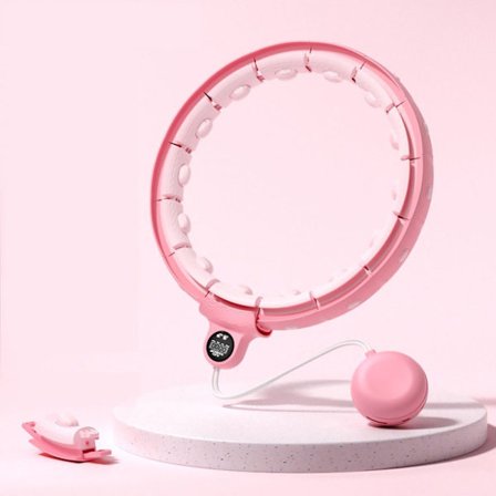 Smart Hula Hoop for voksne og nybegynnere, Hullahub Hoop for vekttap, Smart Fitness