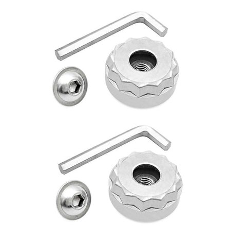 2 Sett Konverter for Starlock Adapter Verktøy Star Lock System Elektroverktøy Oscillationsagblad Adapter