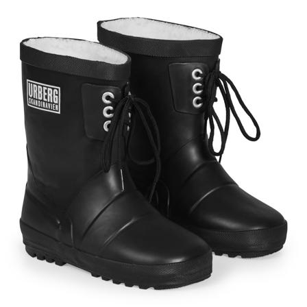 Urberg Risäng Kids' Fleece Boot Children wellington boots Black 22