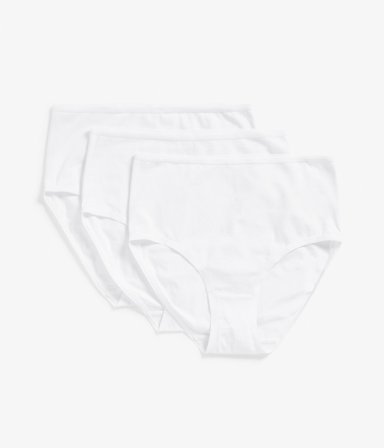 Kappahl | Figi z bawełny 3-pack | Biały