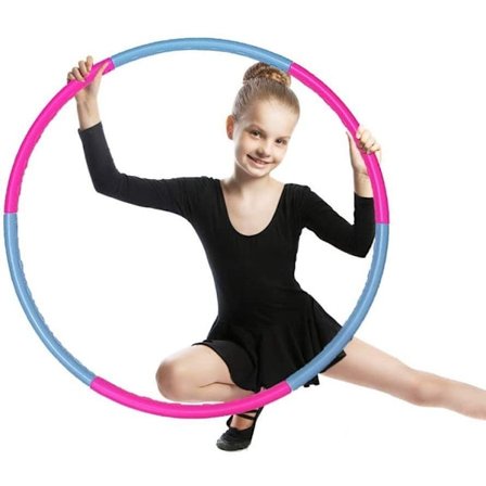 SwirlColor Hula Hoop Børn, Fitness Hula Hoop Aftagelig Hula Hoop