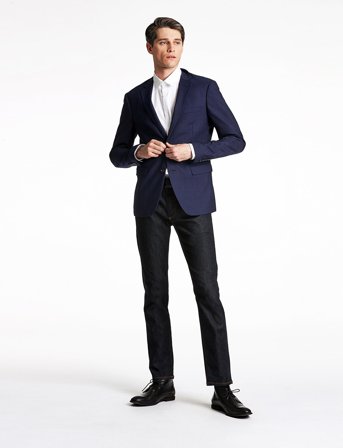 Lindbergh Superflex Blazer - Navy - 58