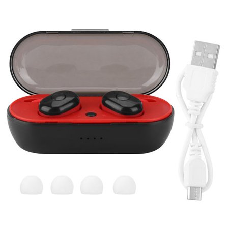 i8 Sport TWS Earbuds Trådlösa BT-hörlurar Mini Musik Headset (Svart)