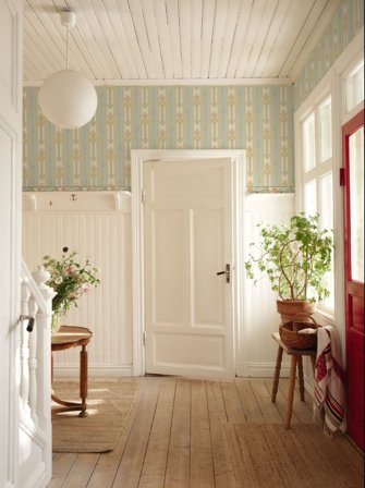 Duro Tapet, Nergården Classic Paper 008-15 Gammalsvenska Papper, L, Gul, Färg & tapeter