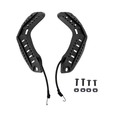 Hurtig Hjelm Side Guide Skinne ARC Mount Tilbehør med Snor Monteringsskruer Sort