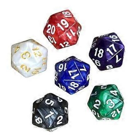 6 kpl D20 Noppaa Matematiikan Laskemisen Opetusvälineet 20-sivuiset Nopat Korttipeli