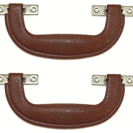 Håndtag, Brun Retro Læder Kuffert Holdbar Kuffert Håndtag