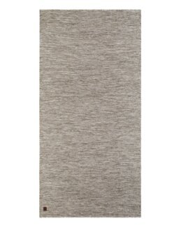 Ullmatta melerad Birka Beige - 75x150 cm - KM Carpets
