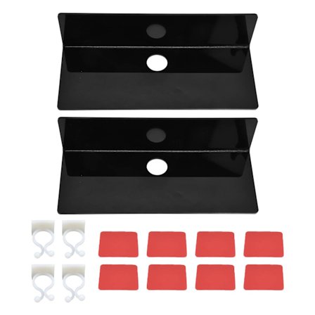 Akryl Flydende Væghylde Display Stand til Ur og Højttaler Opbevaring