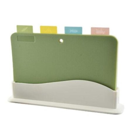 4-pack Köksbrädor i Plast, Multifunktionella, Livsmedelssäkra, Köksbrädor