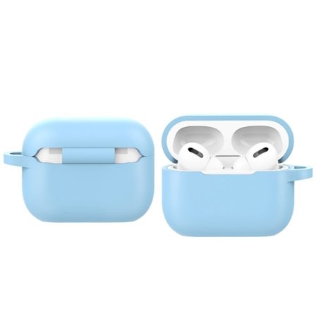 AirPods Pro 2 silikonfodral med spänne - Jeansblå