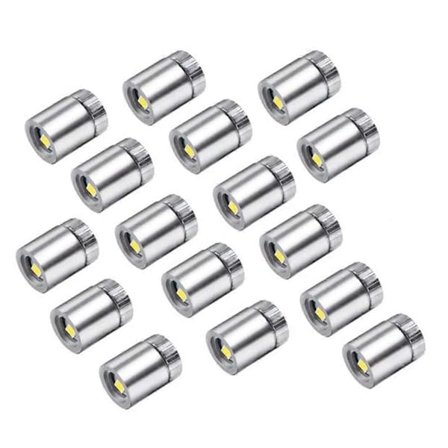 42 stk. Miniaturlamper til Dukkehus, 7 Farver Mini Spotlights