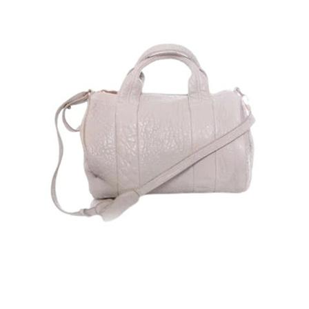 Alexander Wang Pre-owned Pre-ownedLeatherhandTass , Grijs , Dames , Maat: ONE Size Vintage Tassen