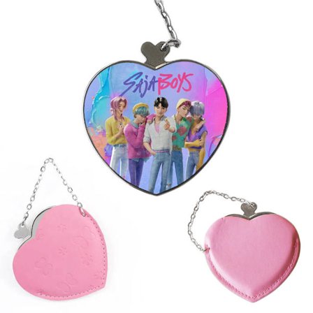 KPop Demon Hunters Saja Boys Bärbar Kompakt Sminkspegel