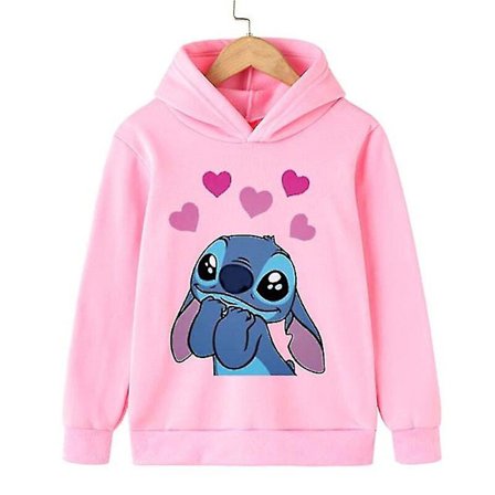 Trøje til børn Stitch Tøj Baby Drenge Piger Langærmet Stitch Trøje Toddler Efterår Hoodie Tøj Style 3