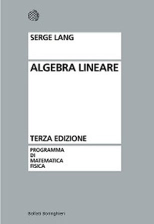 Algebra lineare Serge Lang
