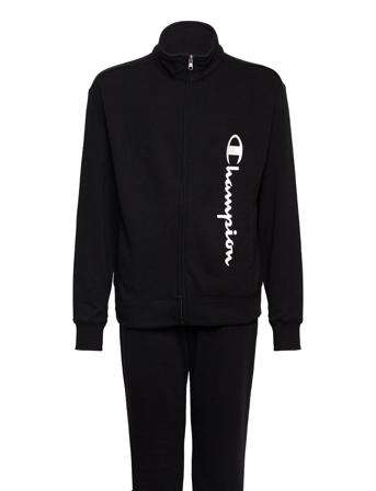 Full Zip Suit Sets Tracksuits Svart Champion*Betinget Tilbud