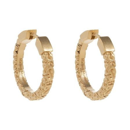 Maison Margiela Brass earrings Gul, Dame Øreringe, Størrelse: ONE Size