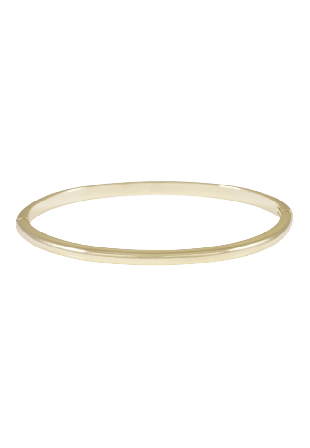 SNÖ of Sweden Domino Thin Oval Brace Armband Dam Guld ONESIZE